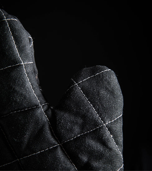 Extra Large Professional Oven Mitt for Big Hands