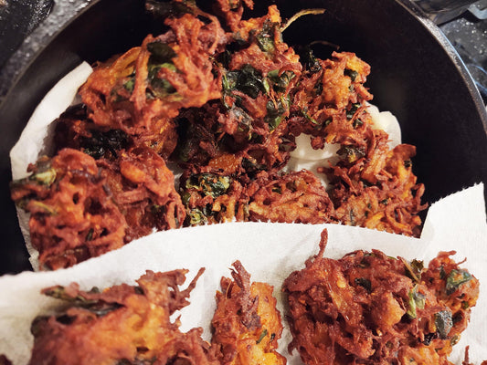 Pakora: the most satisfying meatless bite ever. Seriously.