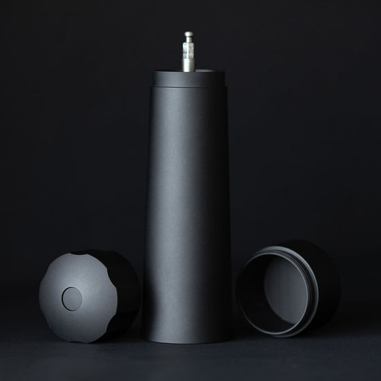 XL MANNKITCHEN Pepper Cannon - Professional Grade High Output Pepper Mill for Commercial Kitchens and Restaurants