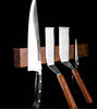 18 Inch Extra Powerful Magnetic Knife Strip-Natural Black Walnut with Rare Earth Neodymium Magnets