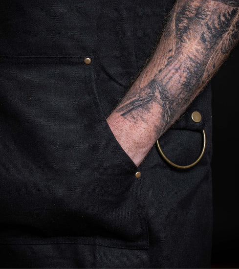 Adjustable Heavy Duty Canvas Apron with Pockets
